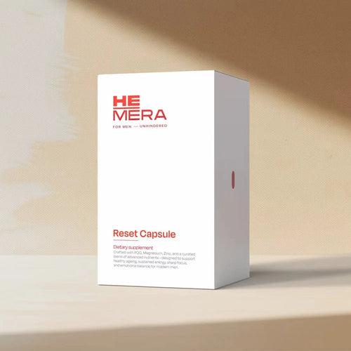 Anti-aging supplement for men to improve sleep quality and combat fatigue during jet lag